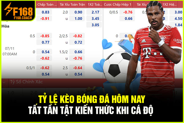 Tỷ Lệ Kèo Bóng Đá Hôm Nay - Tất Tần Tật Kiến Thức Khi Cá Độ